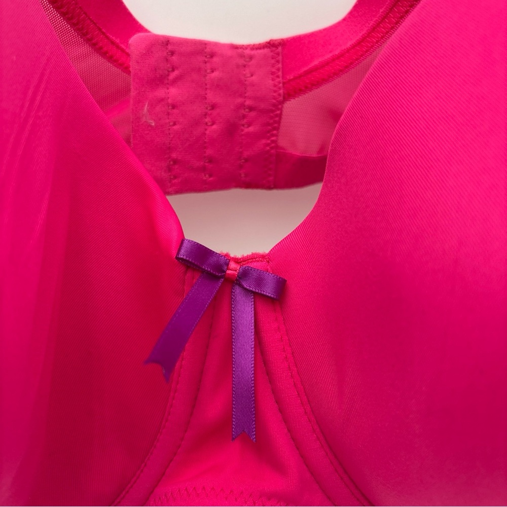 Elomi Fuchsia Bra with Purple Accents 42k - Picture 2 of 9